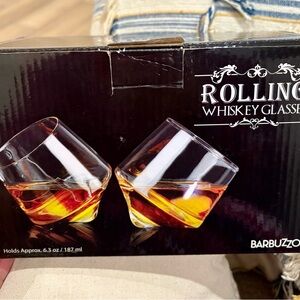 Barbuzzo Rolling Whiskey Glasses